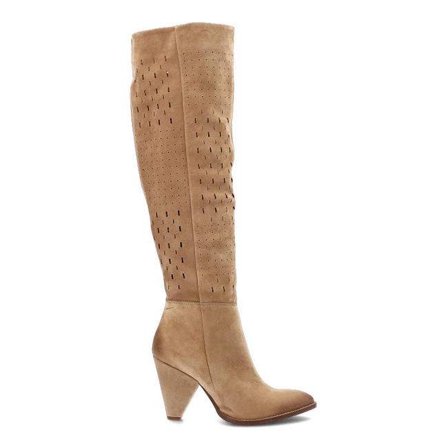 Čižmy Carinii - B5088_654-000-000-D31 Beż Cappucino