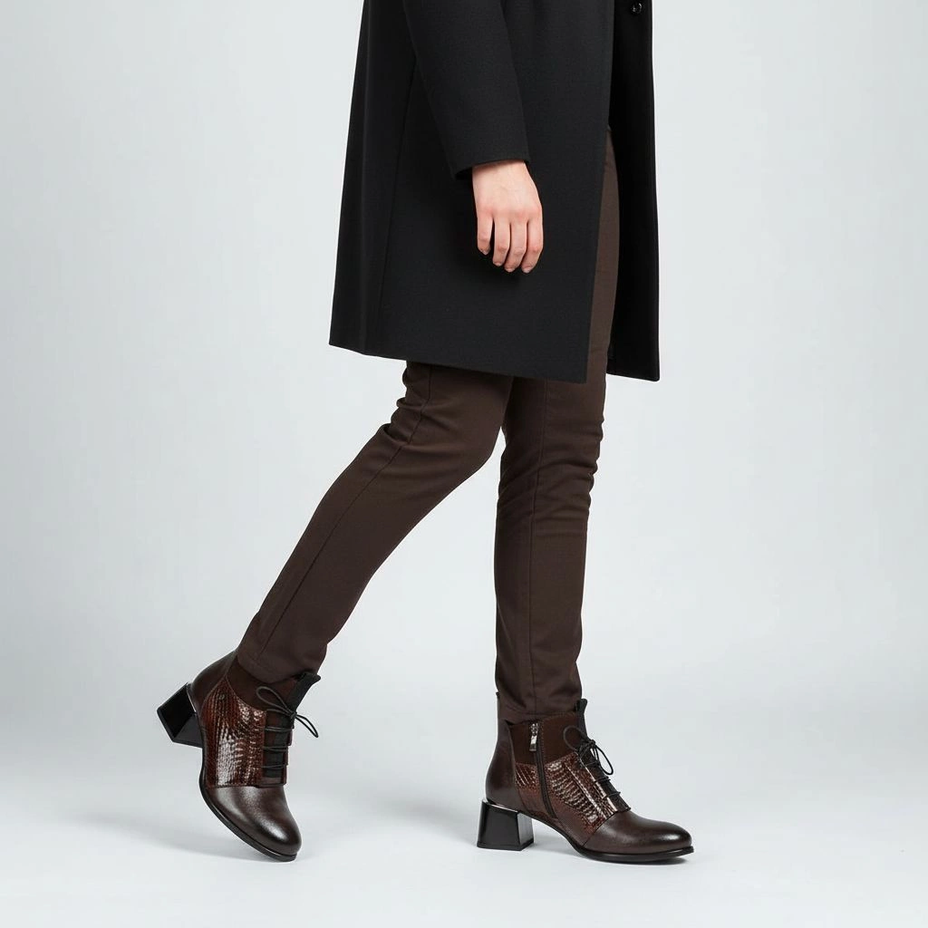 Členkové Topánky ARMODO - 60503 S.Czekolada+Matrix+W