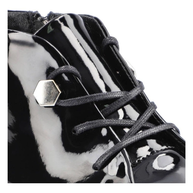 Členkové Topánky Chebello - 2586_-036-000-MIC-S125 Czarny Lakier