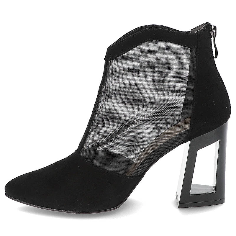 Členkové Topánky Damiss - DS-595/8 Czarny Zamsz