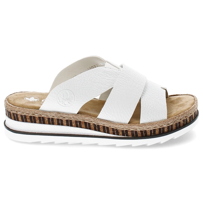 Šľapky Rieker - V7989-80 White