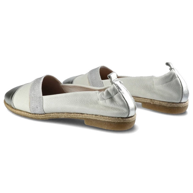 Poltopánky Lamelia - 40C1167 Biały/Srebrny