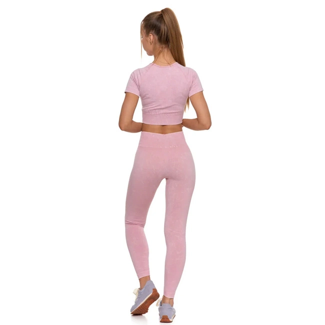 Komplet Top A Legíny MORAJ - Top BD1900-508+Legginsy RDL2200-013 Pink