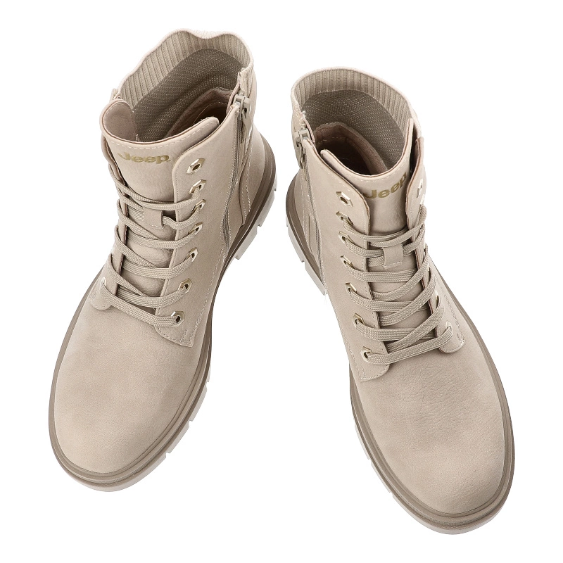 Členkové Topánky JEEP - Bering Lace JL52591A Cream