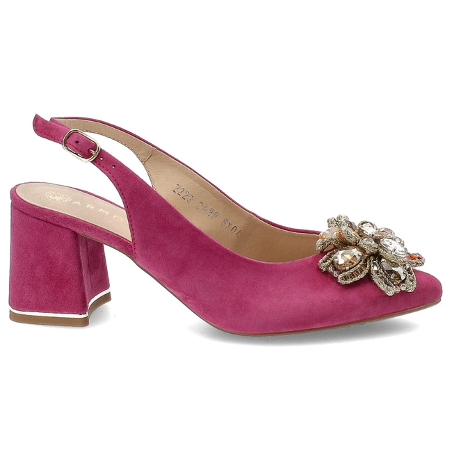 Sandále Armodo - 2498 Fuksja Welur