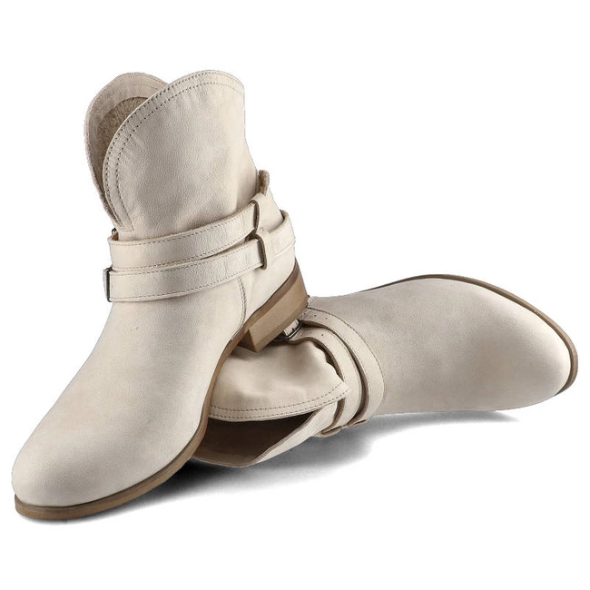 Členkové Topánky Pollonus - 5-1255-003 Samuel Beż