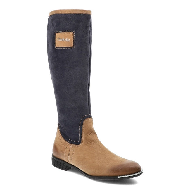 Čižmy Chebello - 2108_-018-008-MIS-SO5 Brąz/Granat