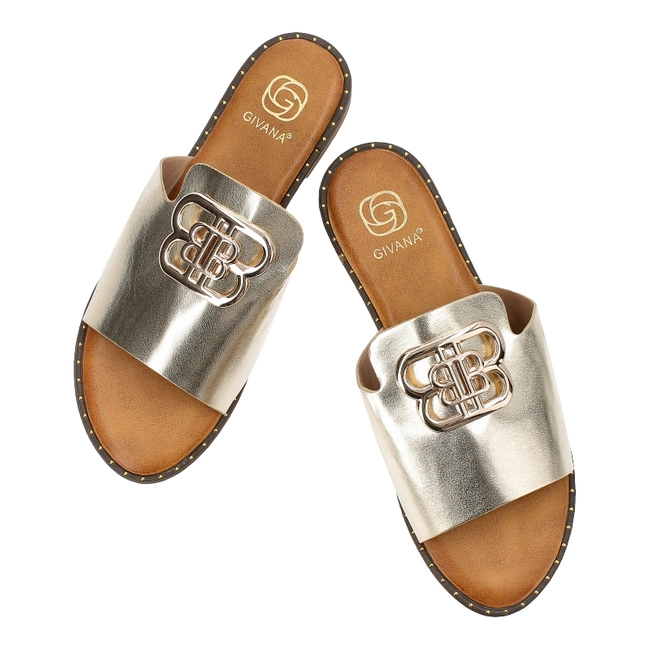 Šľapky Givana - M24 Gold