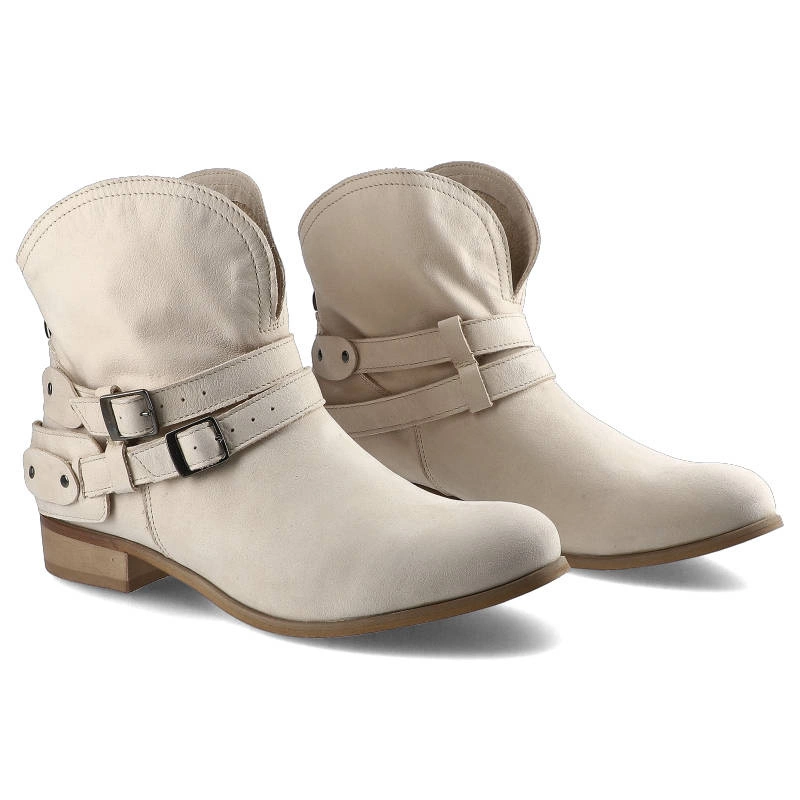 Členkové Topánky Pollonus - 5-1255-003 Samuel Beż