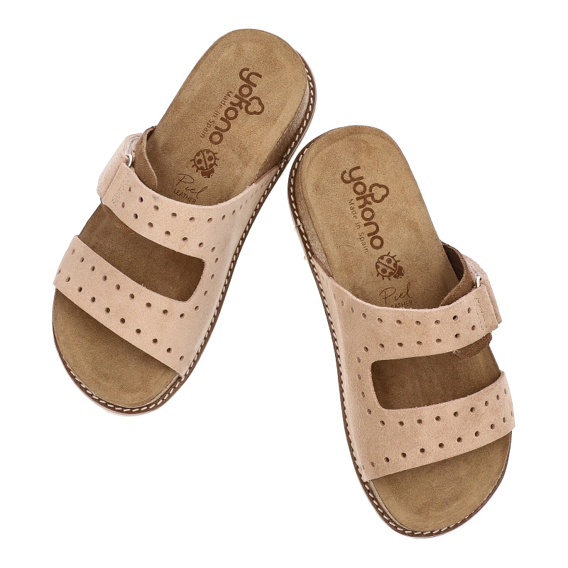 Šľapky Yokono - Oca-008 Ser Pardo/Vison