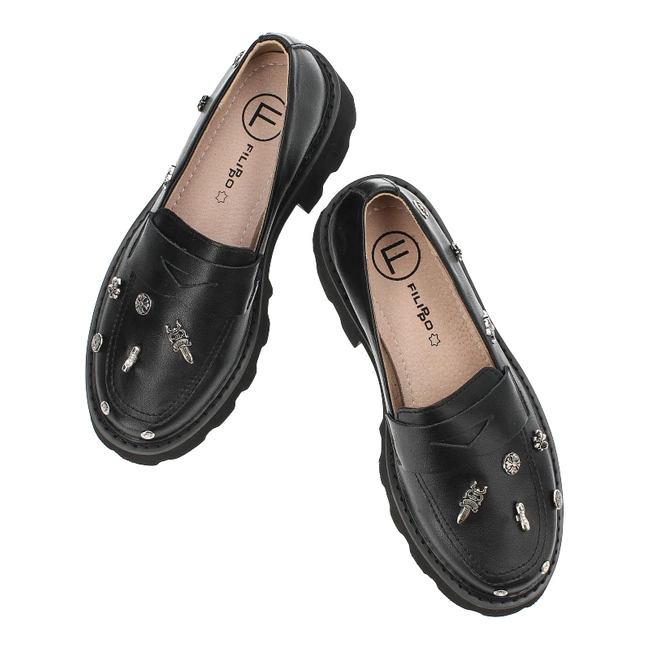 Poltopánky Filippo - DP6093/24 BK Czarny