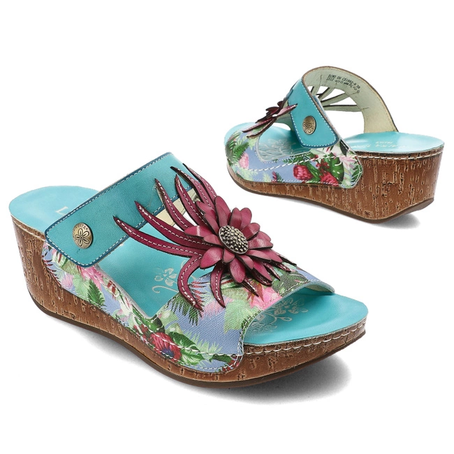 Šľapky Laura Vita - Dino 09 CX1882-9 Turquoise