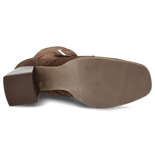 Členkové Topánky ARMODO - 1668 Brąz Welur