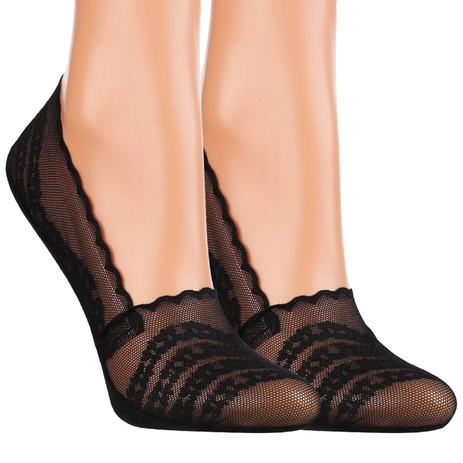 Baleríny MORAJ 3 Pary - CDB250-002 Czarny