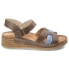 Sandále Wasak - 0719 Cappuccino+Jeans