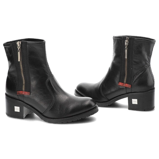 Členkové Topánky Carinii - B2397 Czarny