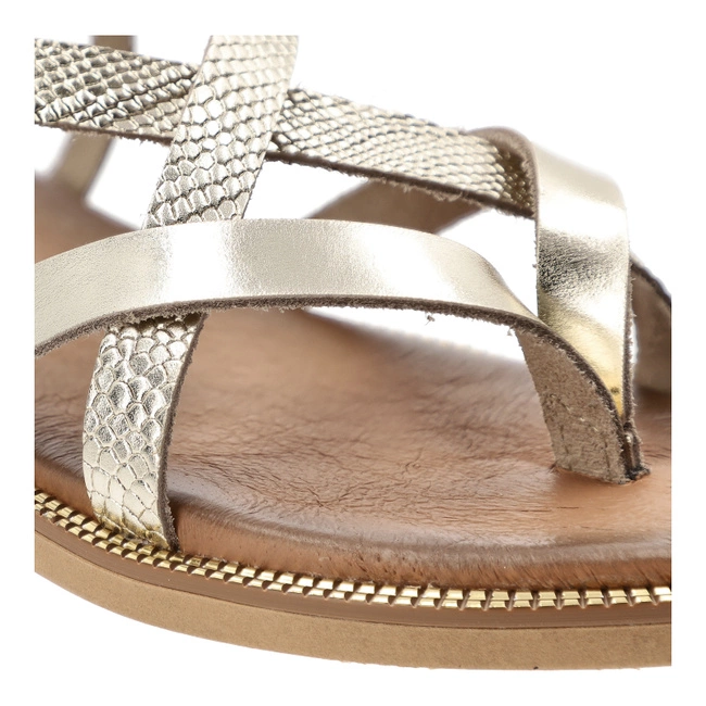 Sandále ARMODO - 40429 Bf.Złoto/Luka Złoto