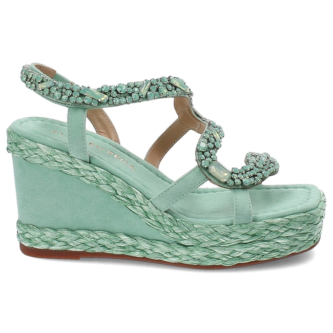 Sandále Alma en Pena - V240977 Suede Mint