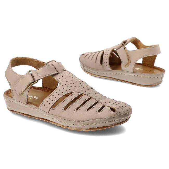 Sandále Maciejka - 6060A-04/00-5 Beż