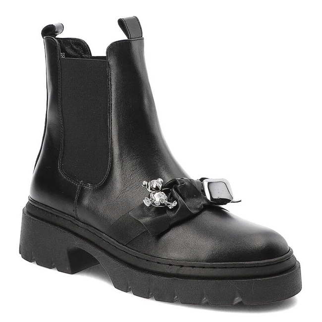 Členkové Topánky Karino - 4780/076-F Czarny/Lico