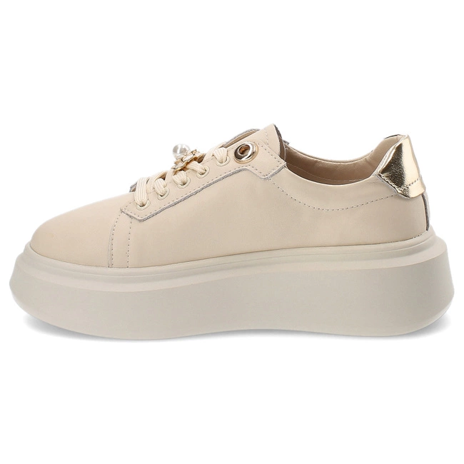 Tenisky Artiker - 54C1889 Beżowy-Złoty