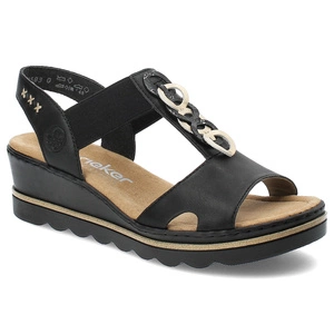 Sandále Rieker - 67498-00 Black
