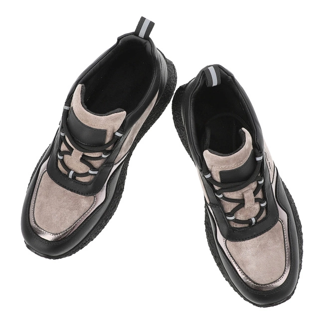 Tenisky FILIPPO - DP7406 TP BK Taupe Czarny