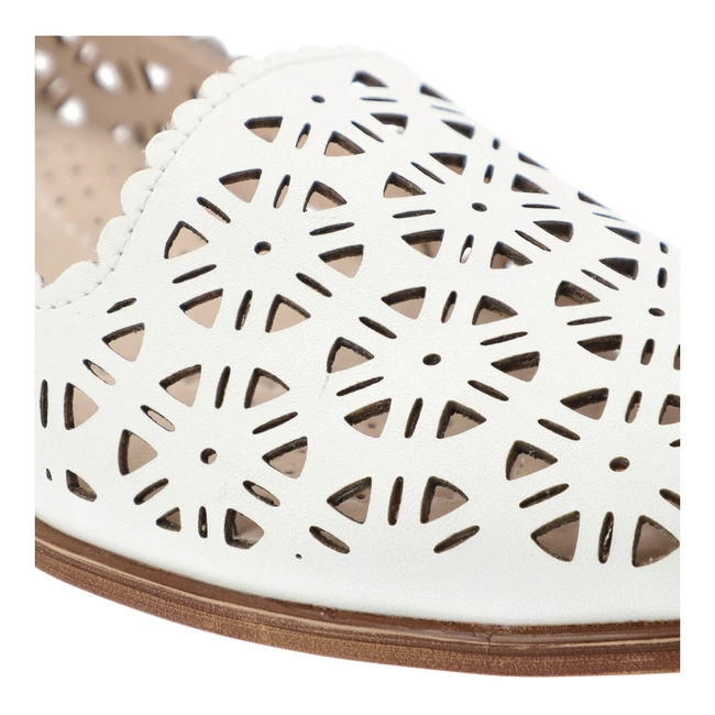 Baleríny S.BARSKI - LR51-646 White