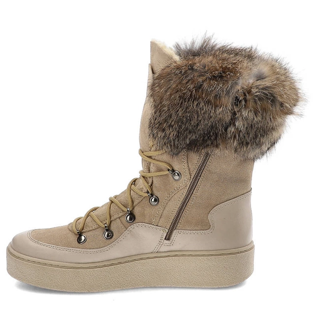 Členkové Topánky Pollonus - 5-0464-016 Vanilia Lico+Beż Galaxy