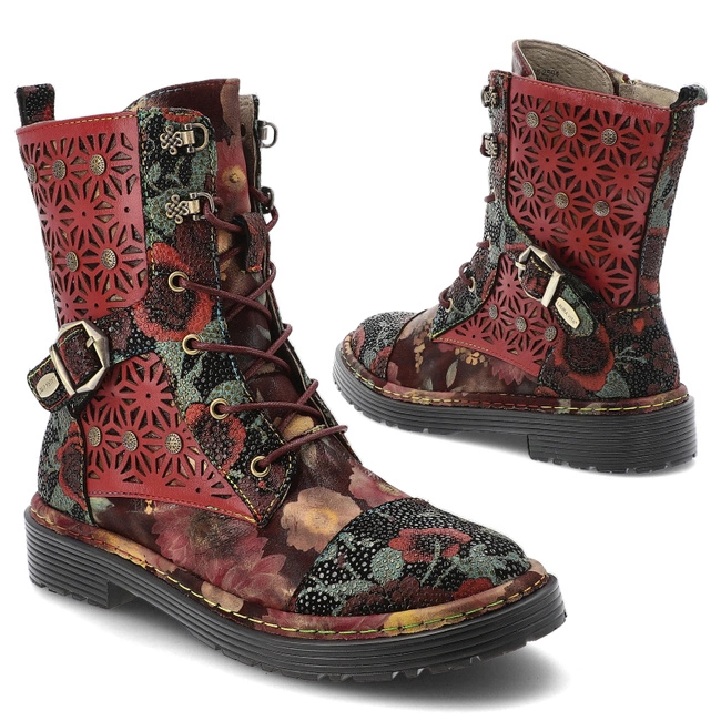 Členkové Topánky LAURA VITA - Incaso 36 SL1127-36 Rouge