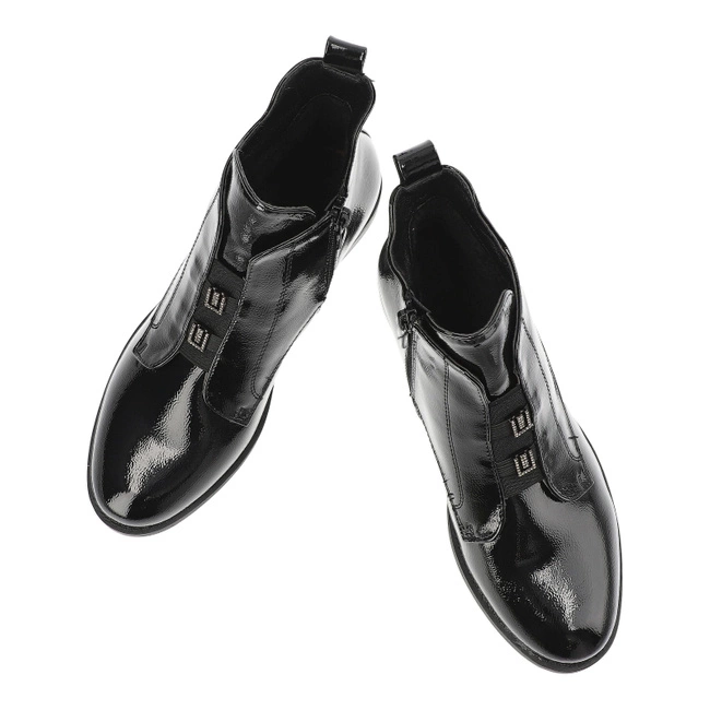 Členkové Topánky S.Barski - HY42-717 Black Patent