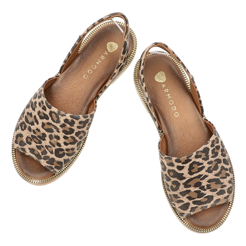 Sandále ARMODO - 40327 Lampart Beż