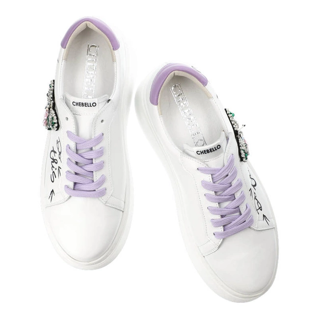 Tenisky Chebello - 3089_-059-434-PSK-S251 Biały
