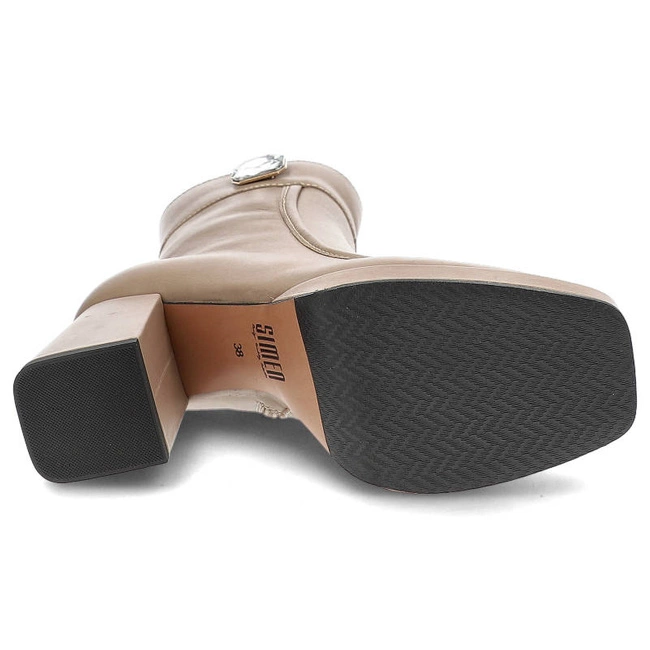 Členkové Topánky Simen - 5589A Ns Beż/Kryształ