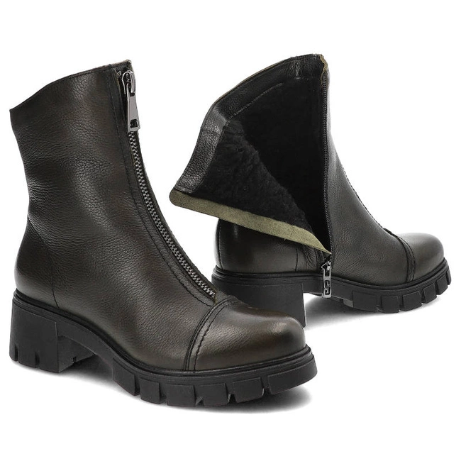 Členkové Topánky Simen - 3264A Faeda Zieleń Czarna