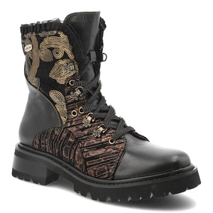 Členkové Topánky LAURA VITA - Kouleo 16 SL51584D-16A Noir