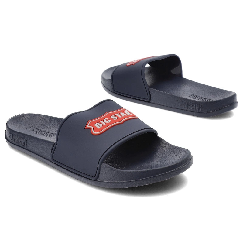 Šľapky Big Star - OO274039 Granat