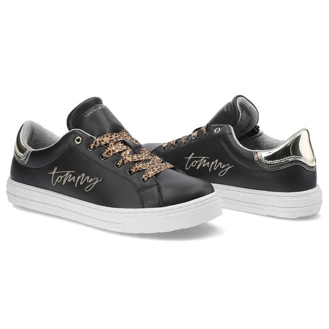 Tenisky Tommy Hilfiger - T3A4-31164-1242X208 Black/Platinum X208