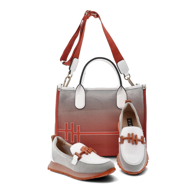 Kabelka HISPANITAS - BV253824 Borneo-V25 Scarlet Samba-V25 White