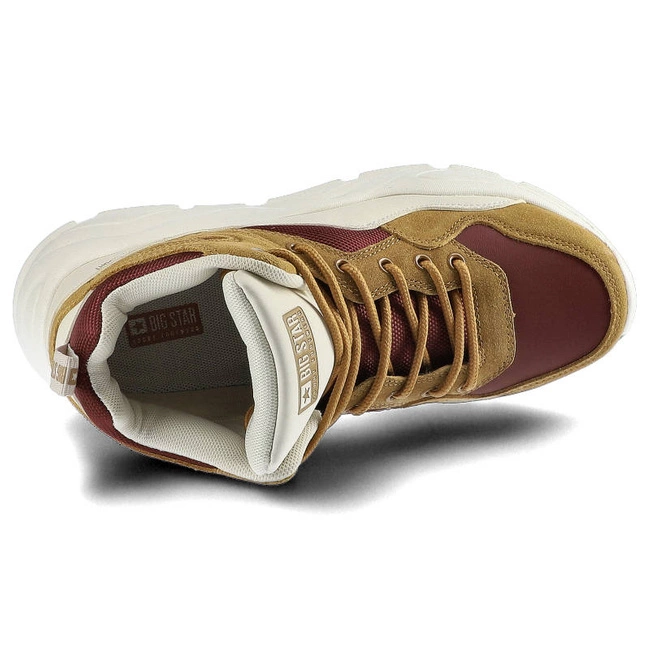 Tenisky Big Star - GG274646 Beż Burgund