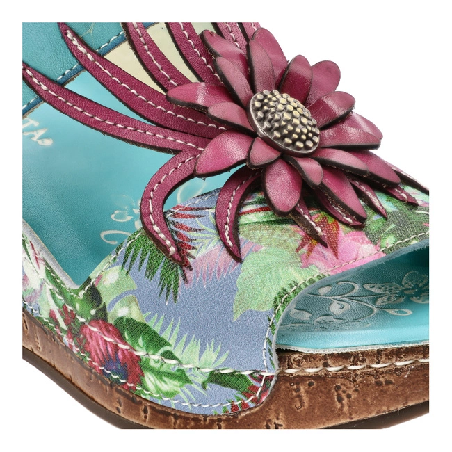 Šľapky Laura Vita - Dino 09 CX1882-9 Turquoise