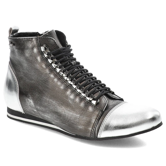 Členkové Topánky Libero - 4925 Nikiel/Srebro 125/112