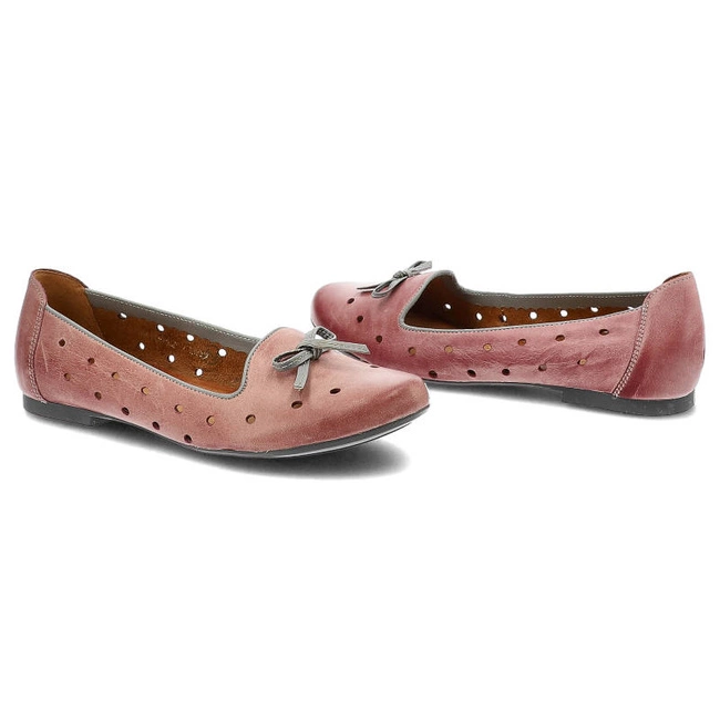 Baleríny Maciejka - 0942-15/00-8 Różowy