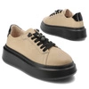 Tenisky Artiker - 55C0406 Dk.Beige/Black