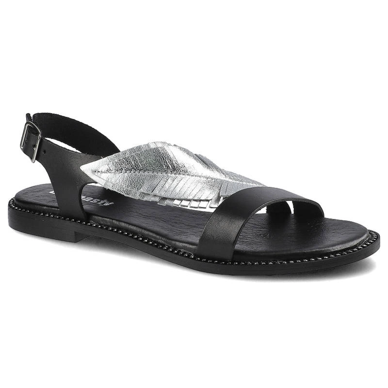 Sandále Dwunasty Shoes - 900/2 Czarny+Srebro