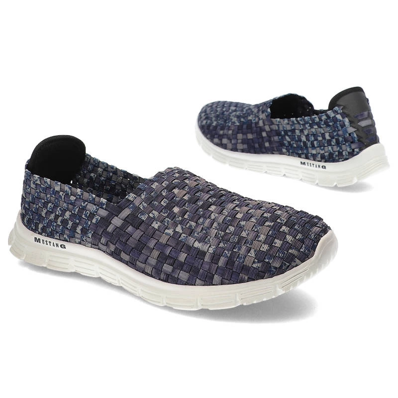 Poltopánky Mustang - 38C0091 Niebieski Soft Line