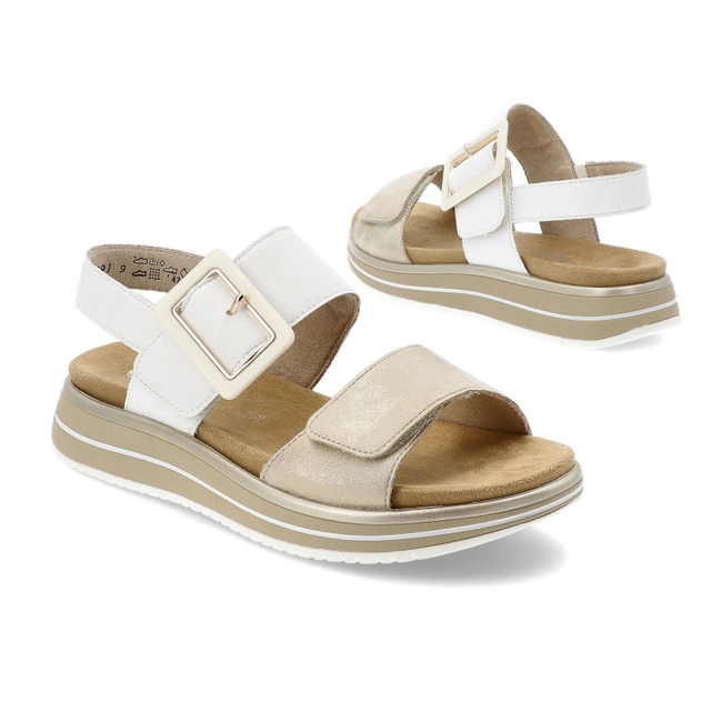 Sandále REMONTE - D1J53-80 White Combination