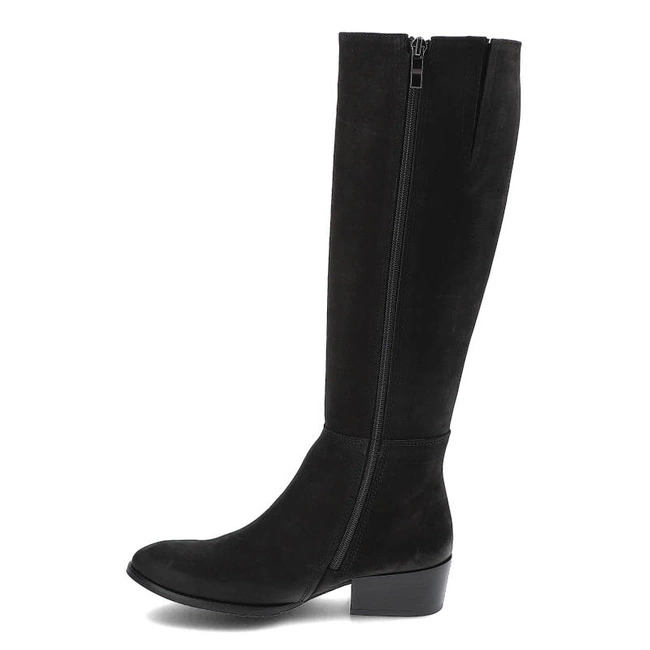 Čižmy Gamis - 3847 Czarny Nubuk