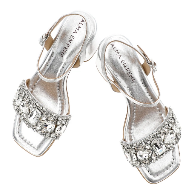 Sandále ALMA EN PENA - V250995 Diva Silver