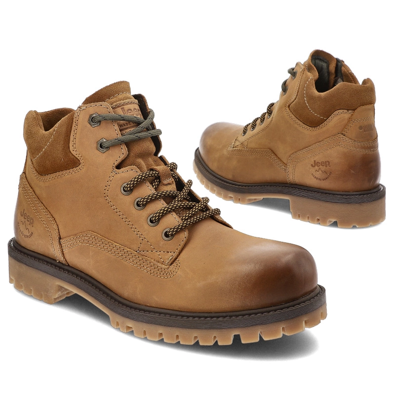 Členkové Topánky Jeep - WILLYS JM42000J 071 - Camel